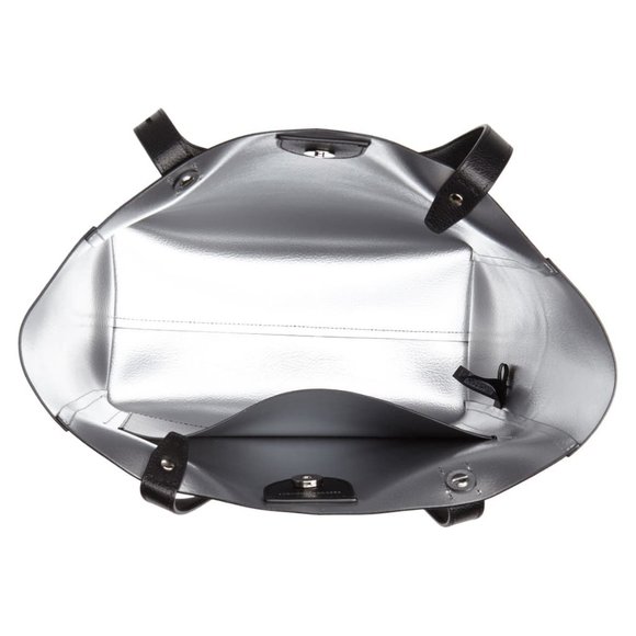 NWT $198 Rebecca Minkoff Stella Leather Black Tote - Picture 5 of 9